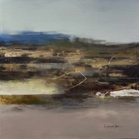 L'passo Benjamin, 48 x 48 Inch, Acrylic on Canvas, Abstract Paintings, AC-LPB-028